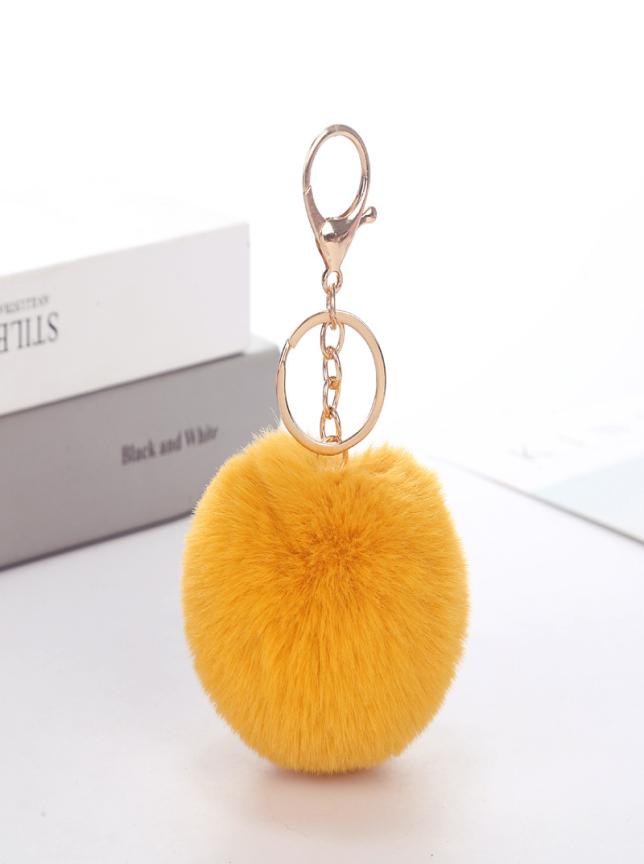 

Bear Plush Pendant Lady039s Bag Ornament Imitation rabbit hair ball keychain pendant ladies luggage pendants artificial jewelry1339671