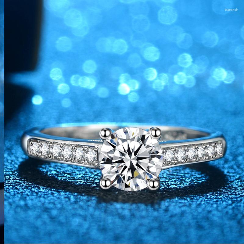 

Wedding Rings 4 Ring For Women Micro-inlaid Simulation White Zircon Jewelry Birthday Engagement Love Gift