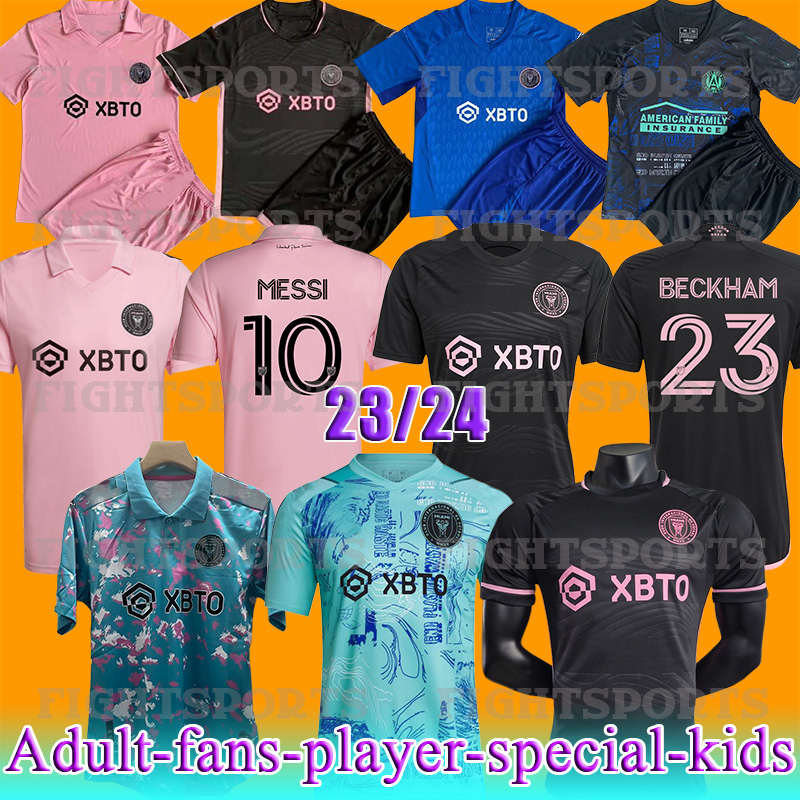 

MESSIS 2023 2024 Miami CF Soccer Jerseys Inter Matuidi HIGUAIN JEAN FRAY CAMPANA YEDLIN BECKHAM MLS 23 24 football men and kids Player Fans version, Special kids