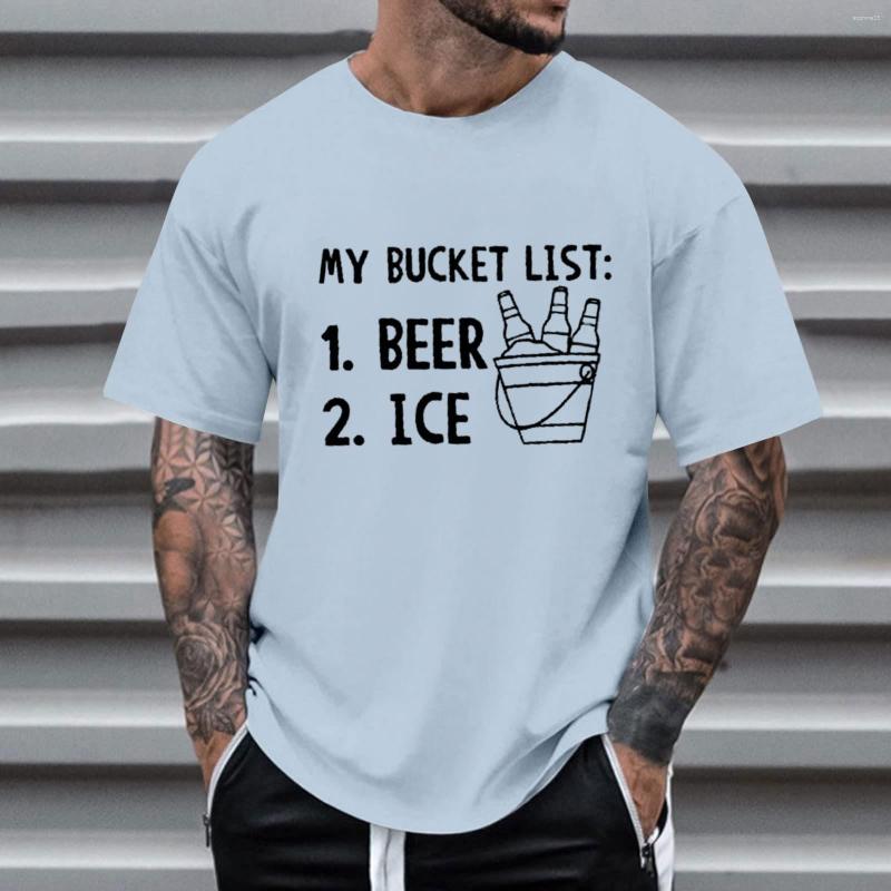 

Men's T Shirts Mens Summer Oktoberfest Fashion Casual 3D Digital Printing Shirt Short Sleeve Man Men Set Large, Blue