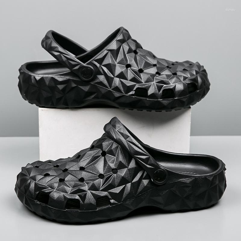 

Sandals Men's Slippers Summer Outdoors Sharp Garden Shoes Men Durian Beach Casual Slide Mules Sandal40-45, Blue sandals