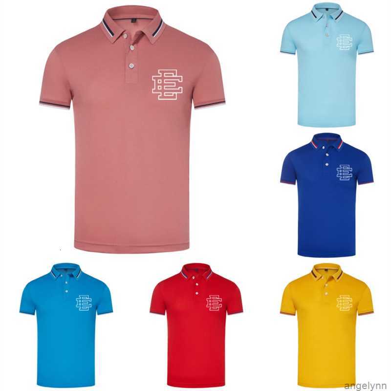 

T-shirts Mens Ee Eric Emanuel Shirt Lapel Short Sleeved Brand Casual Fitness Women Summer Hip Hop Letter Pattern Tops S4ck