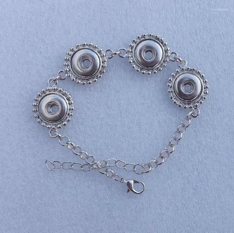 

Bangle Wholesale Custom 12mm Snap Button Bracelet Silver Metal Diy Jewelry For Women Fast BangleBangle Raym22
