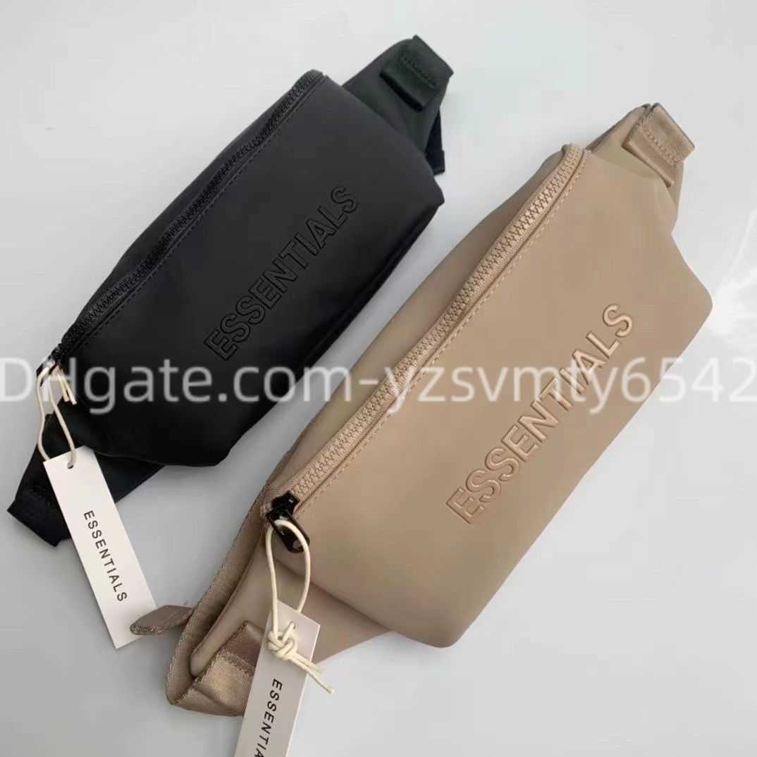 

Trendy Street Men's and Women's Chest Bag Personalized Fashion Brand Leather Oblique Backpack Sports Casual Waistpack Shoulder Bag, Black