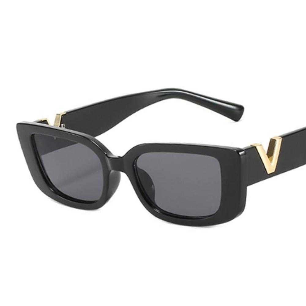 

Sunglasses Retro Rectangle Women Designer Vintage Small Frame Sun Glasses Ladies Classic Black Square Solsunglasses 9mhn