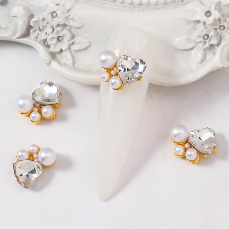 

Nail Art Decorations Manicure Decor Long Lasting 3D Rhinestone Decors Salon Supplies