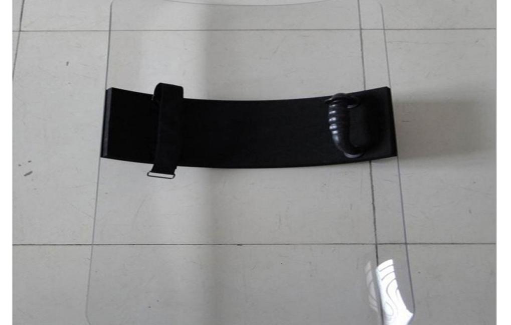 

Safurance Transparent PC Handheld Anti Riot Shield For Security Protection Self Protect 4mm thickness 1 order7212523, Green