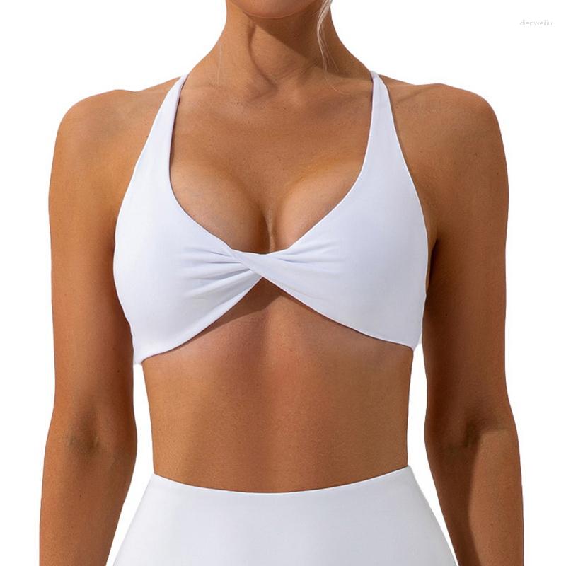 

Yoga Outfit Women Cross Strap Sports Bras Thin Push Up Sport Bra Crop Top Brassiere Fitness Gym Breathable Beauty Back 2023, Blue