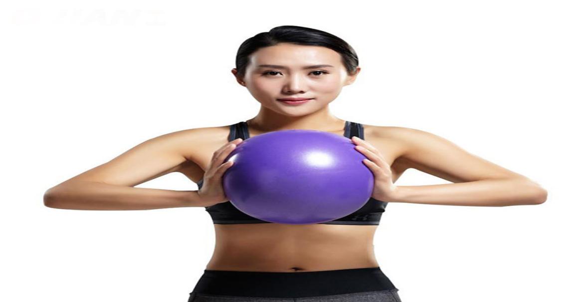 

25cm Fitness Balls Yoga Thickened Explosionproof Exercise Home Gym Pilates Equipment Balance Physical Ball7772349, Red