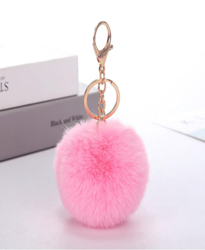 

Bear Plush Pendant Lady039s Bag Ornament Imitation rabbit hair ball keychain pendant ladies luggage pendants artificial jewelry4443639