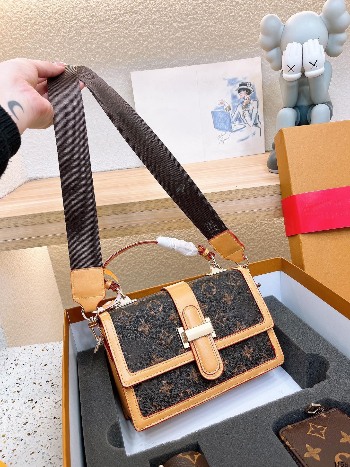 

Quick Crossbody Fashion Bag Bag Classic Brown Designer green Women's Shoulder handbag Women's Handbag Key Luxury Shoulder Str Olrv