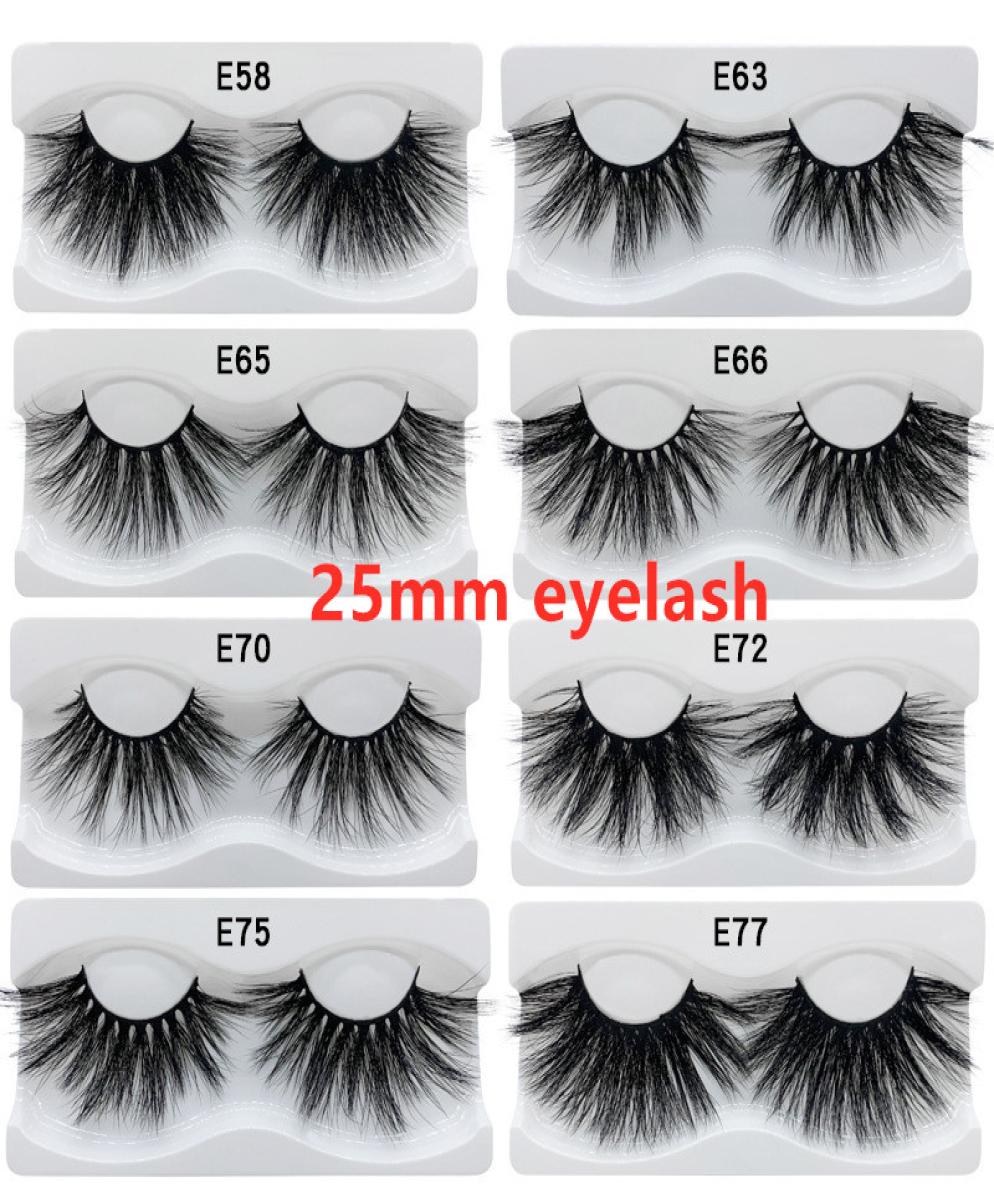 

100 25mm lashes 3D Mink Eyelashes False Eyelashes Crisscross Natural Fake lashes Makeup 3D Mink Lashes Extension Eyelash 15style8152629