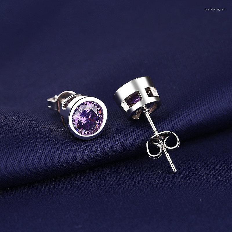 

Stud Earrings Simple Stylish Cubic Zirconia Temperament Small Jewelry Fashion Atmosphere Crown CZ Dail Wear Gift