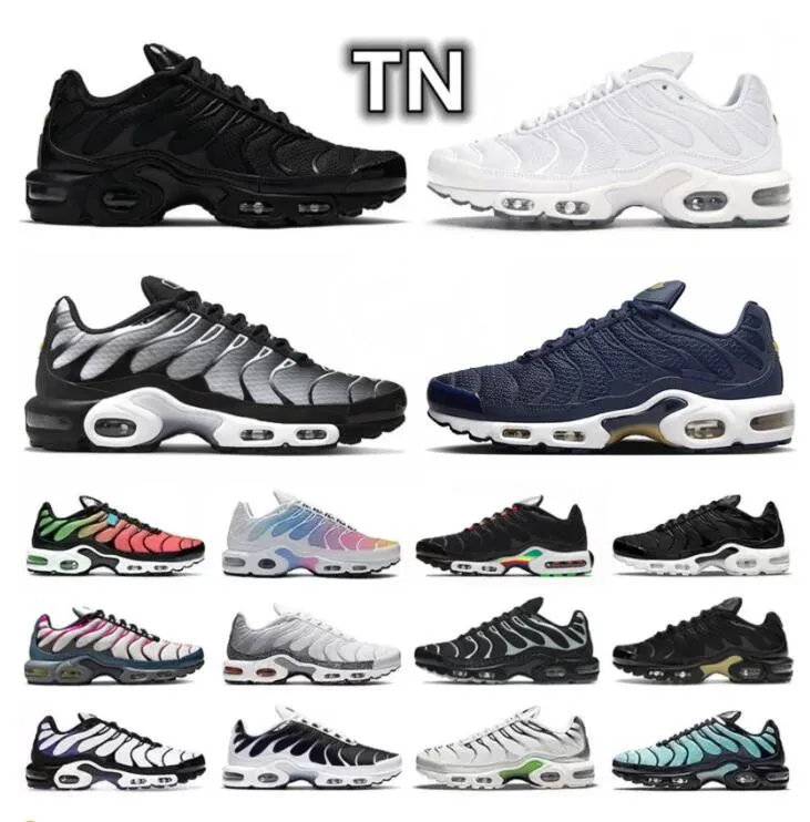 

New Fashion New Fashion MAXAIRS Tn Plus Running Shoes Men Sneaker Triple White Worldwide Fire Ice Oreo Hyper Sky Bule Rainbow Smoke Grey Neo