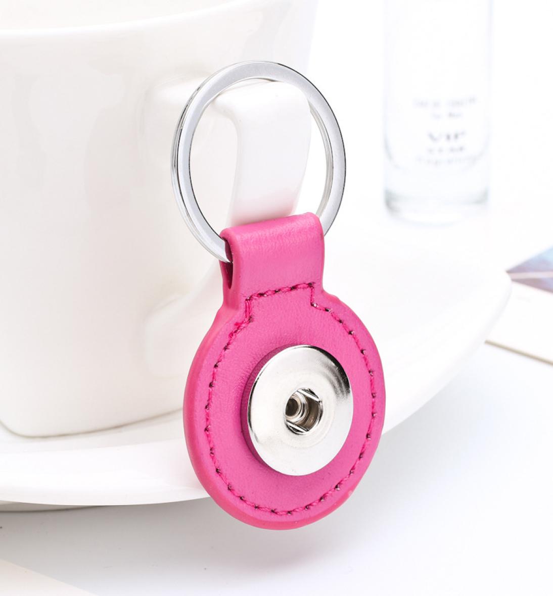 

New Arrived 8 Color Phoniex Snap Key Chain For Keyring Women Gifts Girl Keychain Bag Charm Pendant Fit 1820mm Snap Button Jewelry6447835