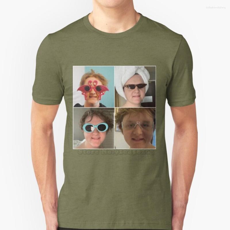 

Men' T Shirts Lewis Capaldi Collage Sleeve Short Shirt Streetswear Harajuku Summer High Quality T-Shirt Tops Glasses, Mtee-natural