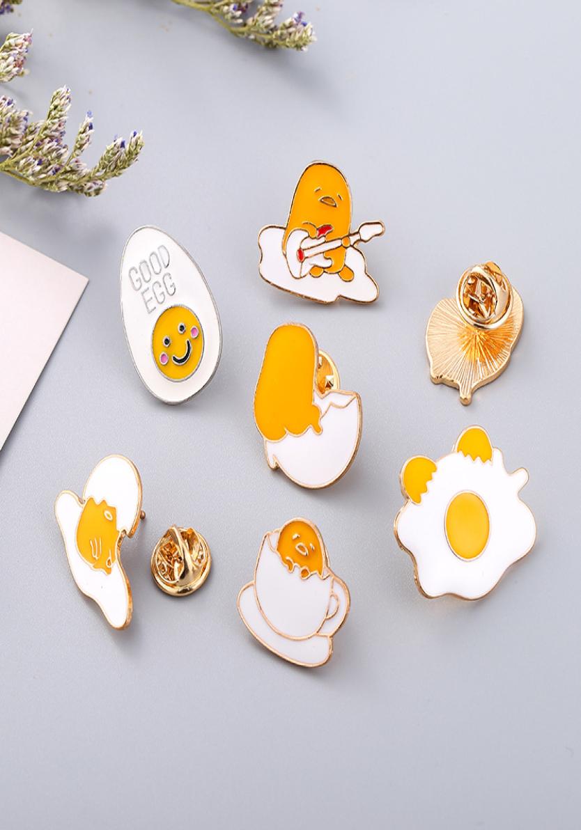 

Cartoon Cute Kawaii Lazy Egg Badges Brooch Pins Button Pins Jeans Bag Decoration Brooches Gift For Men Women Accessory6122092