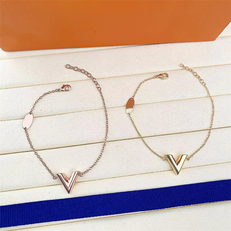 

bracelets designer for women luxury bracelet designer fashion jewelry charms Designer18K Gold Plated friendship bracelet silver Chain bracelets