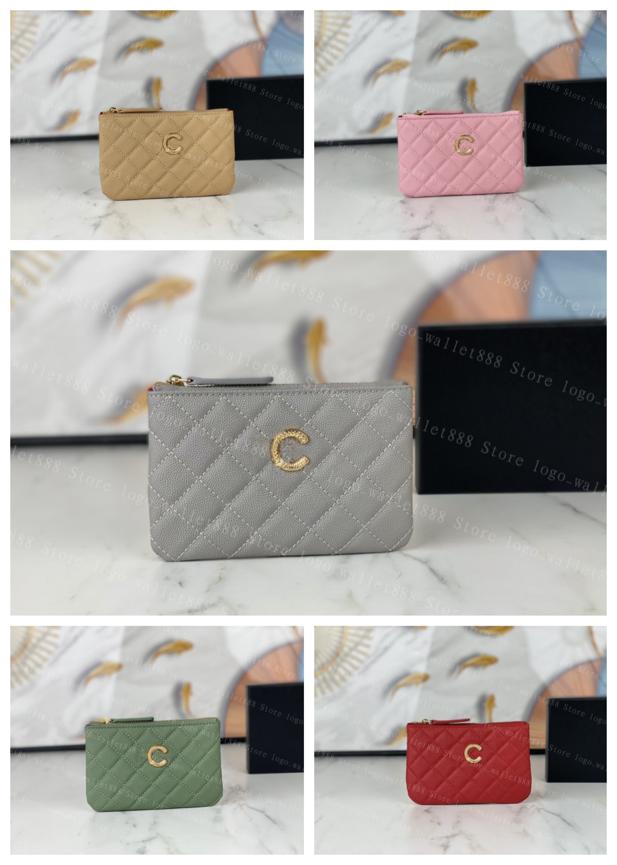 

2023 NEW Luxury Designer Coin Purse Zip Coin wallets Fashion Womens Zero Wallet Classic #82365 multicolour, Contact me(physical picture of wallet)