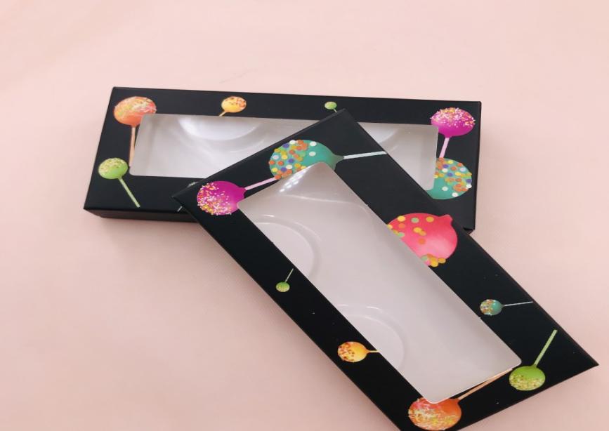 

Lollipop box Empty Eyelash Package Cardboard cardboard Box Packaging False Eyelashes Packaging Fake Eye Lashes Package Box6444752