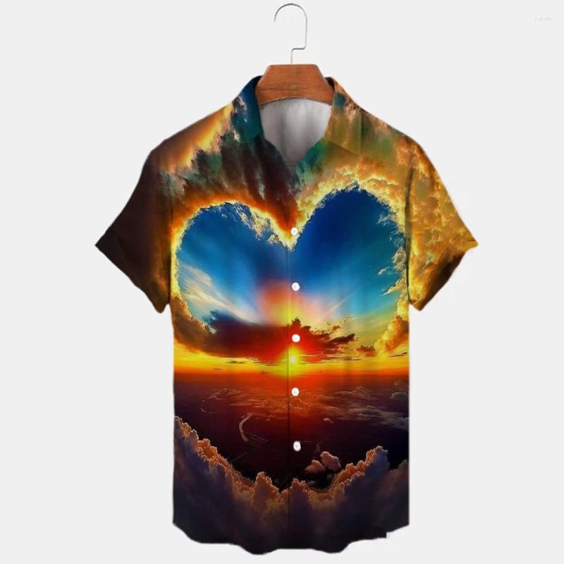 

Men' Casual Shirts 2023 Summer Floral 3d Printing Hawaiian Beach Party Short Sleeve Fashion Tops Men Lapel Y2K, Dh0017fqhcs