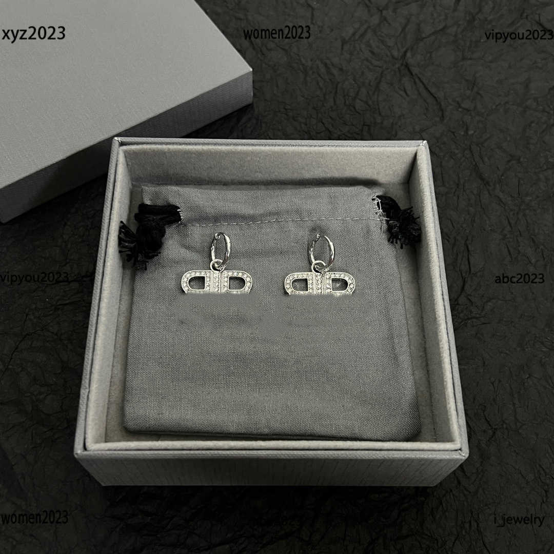 

women designer earrings Symmetric logo pendant Jewelry Free shipping high quality Diamond earring new arrival #Including box