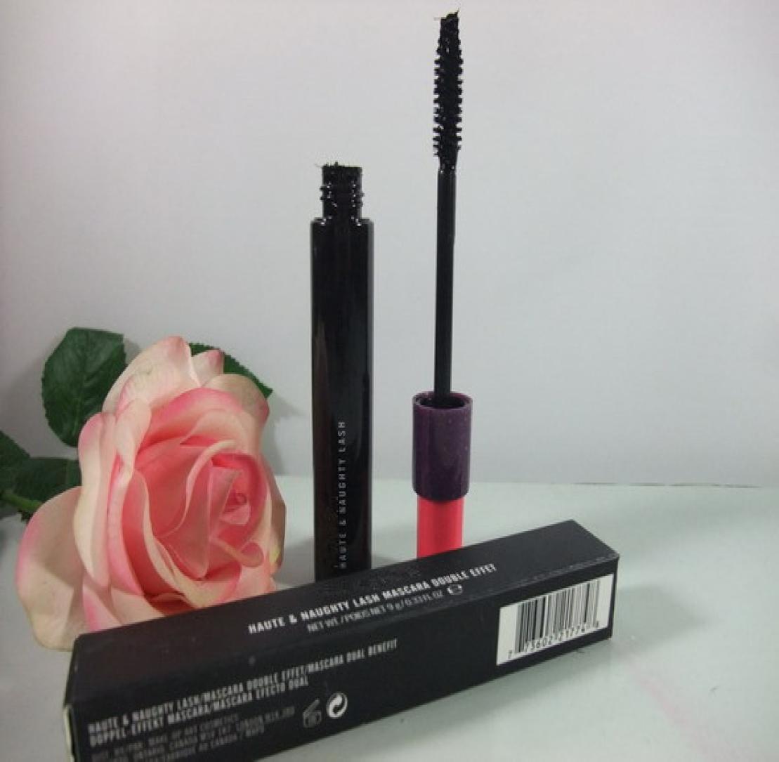 

NEW Makeup WaterProof Black Mascara Haute Naughty Lash Mascara Double Extension Long Lasting 24pcslot3647618