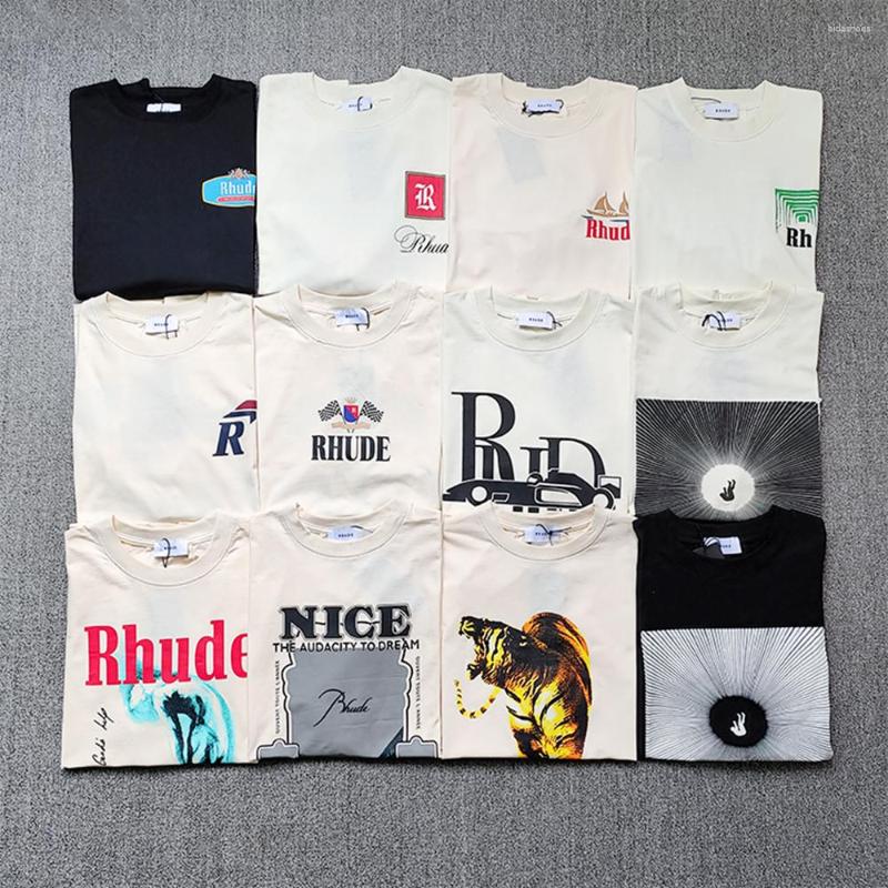 

Men' T Shirts Frog Drift Streetwear 1:1 Fashion Brand Oversized Summer Vintage Graphics Plain Tee Tops Shirt For Men Homme Clothing, Rh204-black