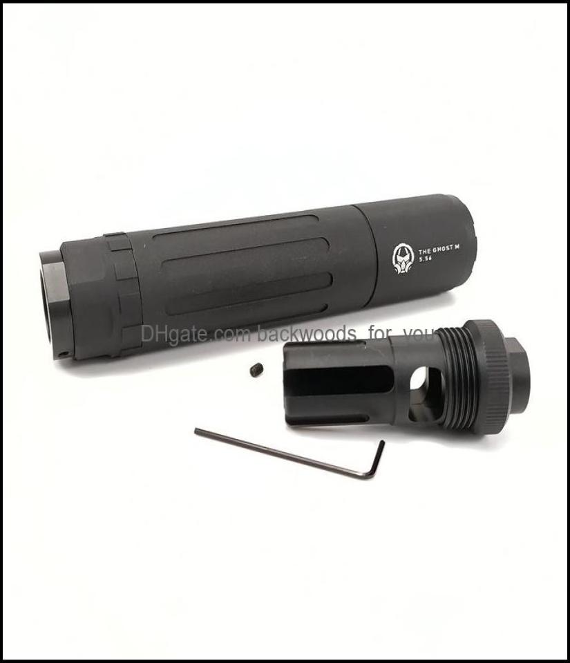 

Others Tactical Accessories Gear Toy Silenceco Airsoft 14Mm Ccw Thread Metal The Ghost M Suppre Dhop95993573, Black