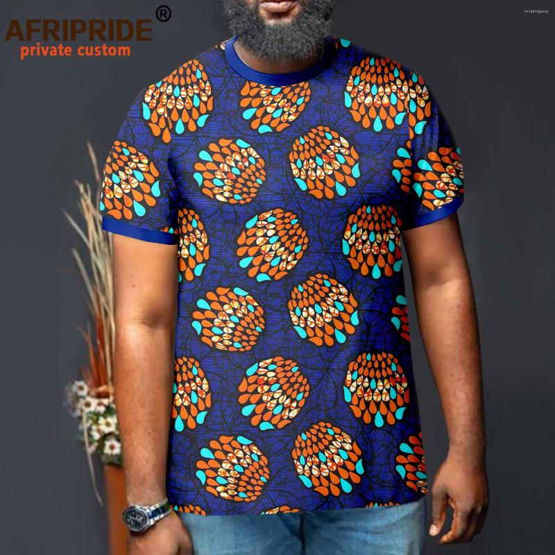 

Ethnic Clothing African Print Shirts For Men Short Sleeve Tribal Blouse Traditional Wear Vintage Plus Size Clothes A2212007