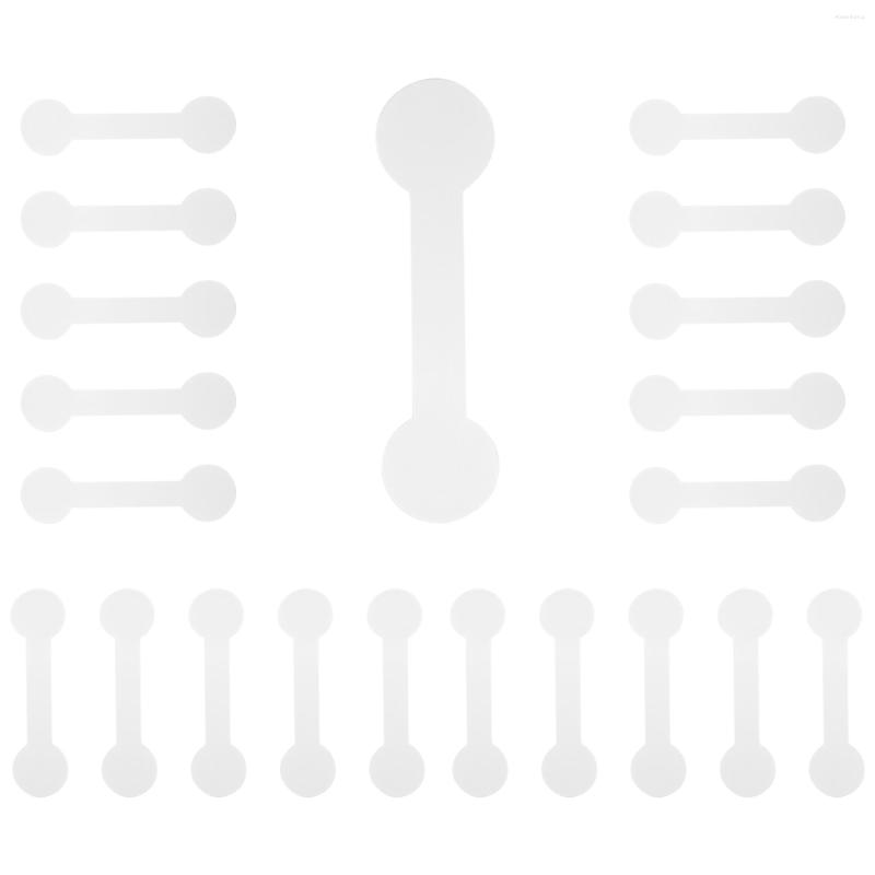 

Jewelry Pouches 1000 Pieces Blank Price Tags Stickers White Round Identification Labels Self Adhesive Barbell