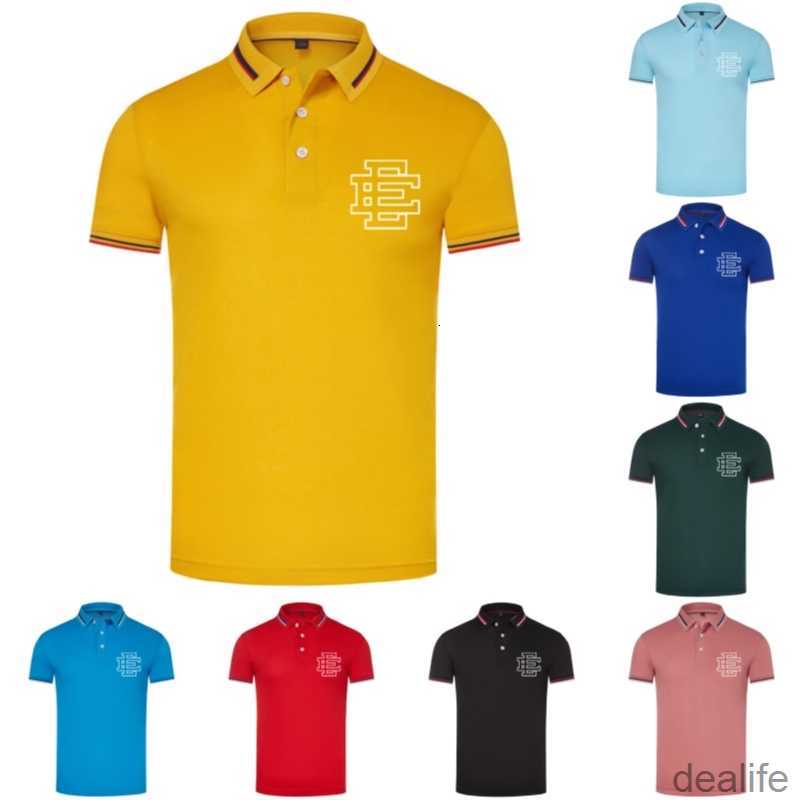 

Shitr Ee Mens T-shirts Eric Emanuel Polo Shirt Classic Lapel Short Sleeved Brand Casual Fitness Tees Womens T-shirt Summer Street Fashion Tops Kywr
