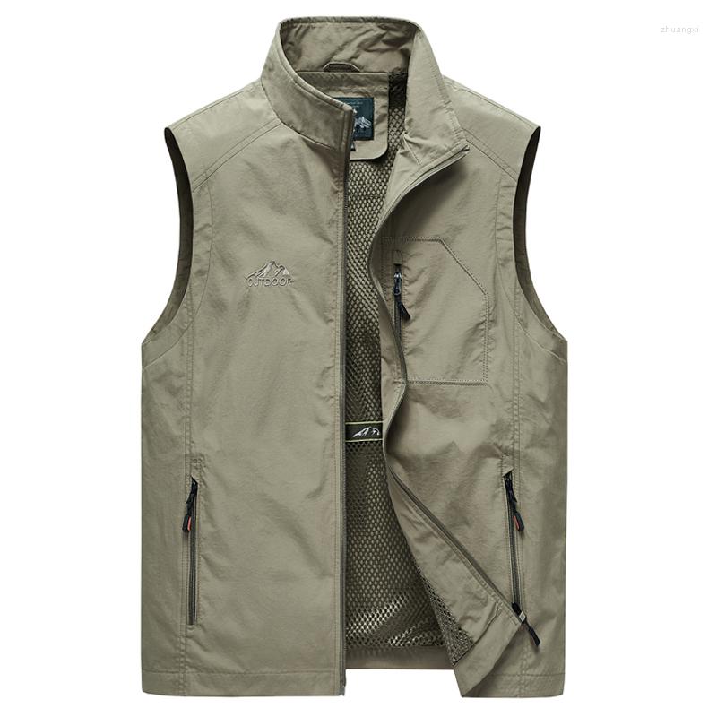 

Men's Vests Men's Tank Top Jacket 2023 Summer Casual Street Wear Outdoor Travel Mountaineering Work Sleeveless Fishing Vest, Black