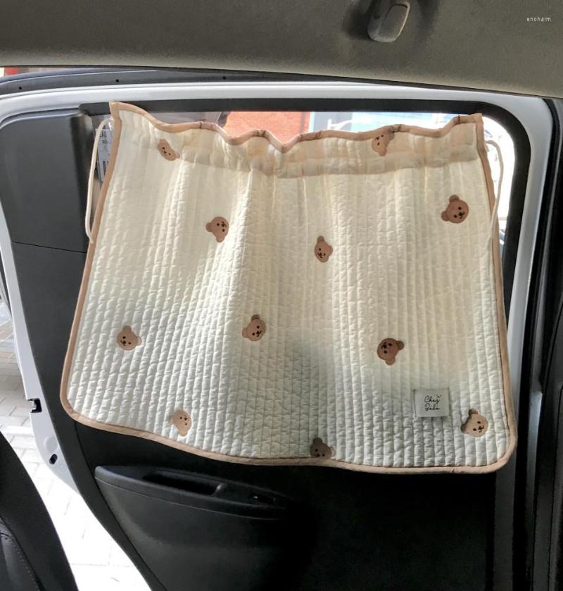 

Stroller Parts Baby Car Curtain Sunshade Bear Sun Shade Window Curtains UV Protection Sunscreen Cloth For Children Kids
