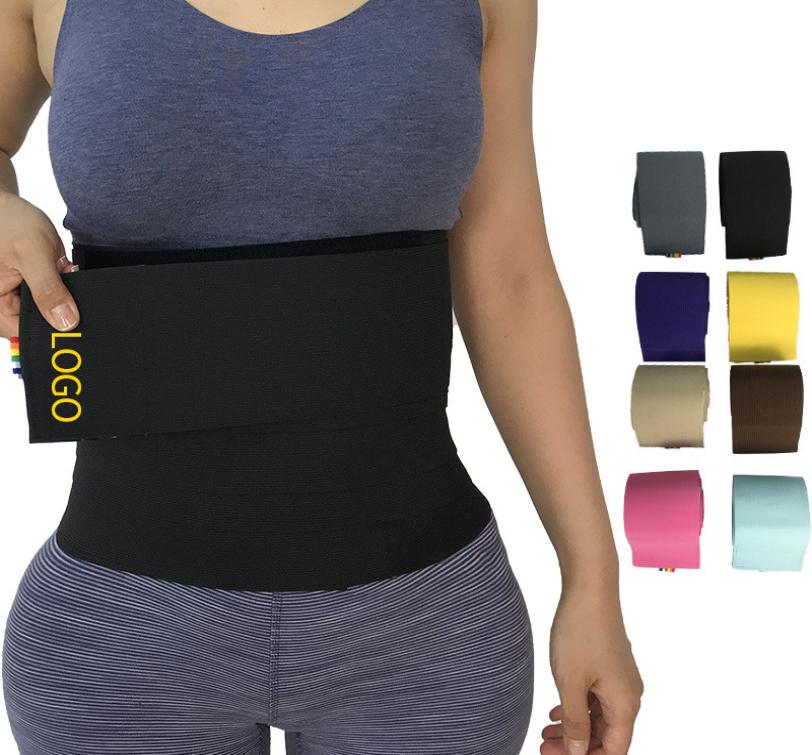 

Bandage Wrap Waist Trainer for Women Plus Size Trimmer Adjust Tummy Sweat band Wraps Belt Lower Belly Fat Body Shaper7815918, Pink