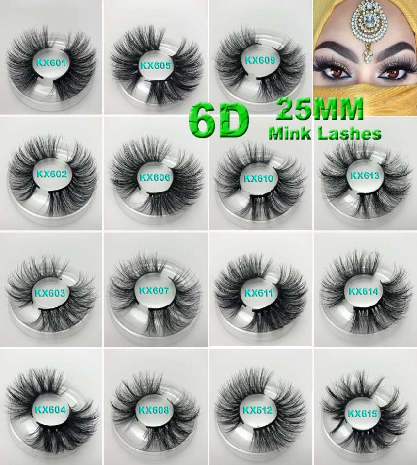 

Whole long dramatic mink lashes 25mm real mink eyelashes 25MM 3D mink big eyelashes costom box4603296