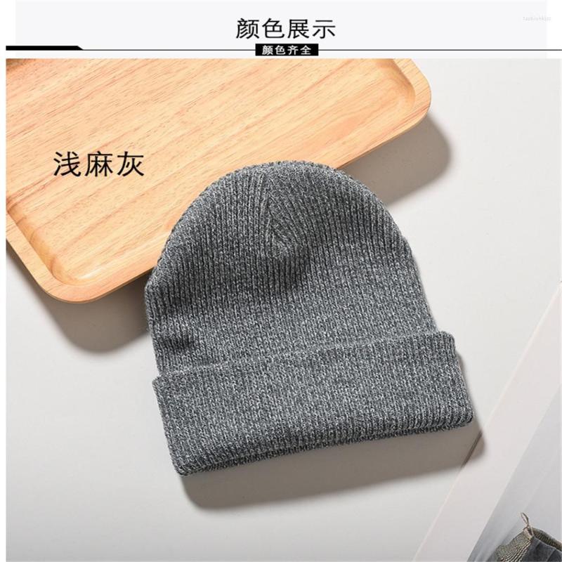 

Berets Men Marled And Solid Color Riding Beanie Male Knitted Warm Winter Hats Boys Grey Charcoal Black Red Navy Khaki Mixed Yarns, Wine mixed