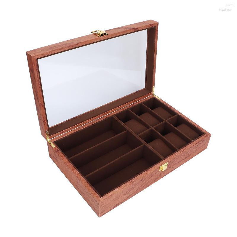 

Watch Boxes 6 3 Slot Box Jewelry Storage Case Organizer Display Container