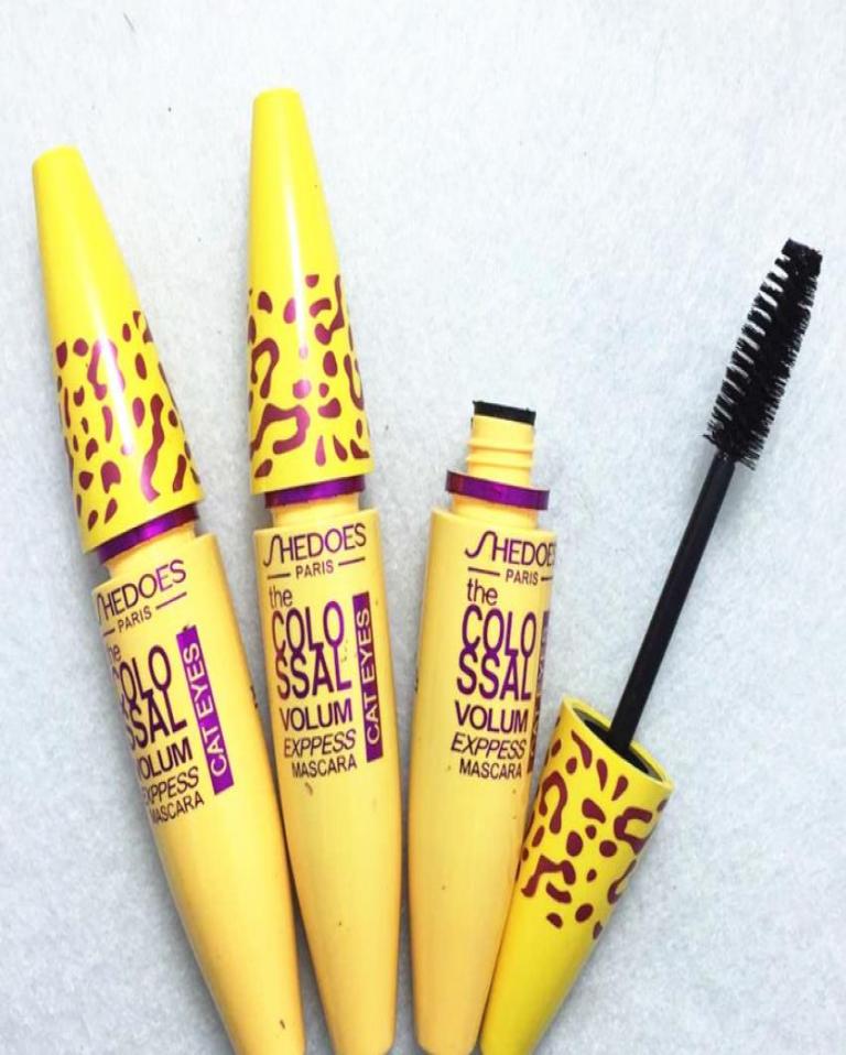 

3color blue yellow purple Mascara Waterproof Eyelashes Volume Express Makeup Colossal Mascara For the Eyes Makeup Cosmetic2011923