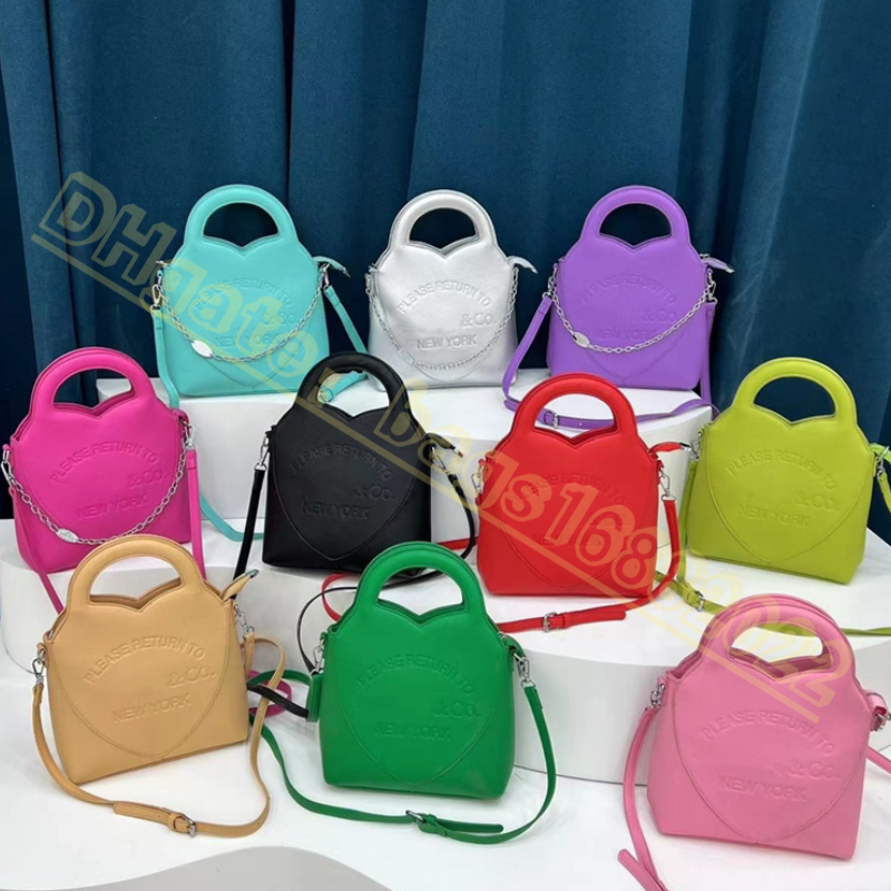 

Multicolor Tiffanys bag bucket bag women one shoulder crossbody bag designer bag handbag Litchi grain chain decoration tote luxury shopping bags leather bags, Add box