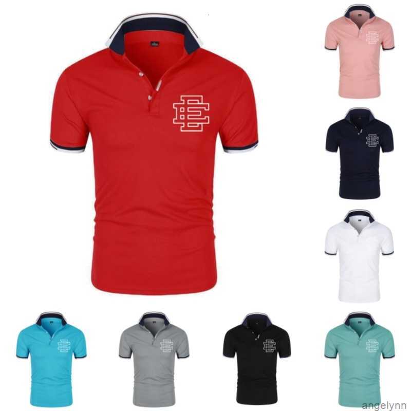 

T-shirts Mens Designer Fitness Ee Tees Eric Emanuel Classic Short Sleeve Womens Lapel T-shirt Mesh Breathable Sports Tops Um80