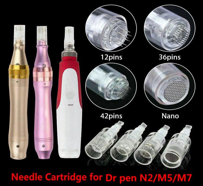 

NC260 1 3 5 7 9 12 36 42 pins Nano Needle Cartridge For MYM Derma Pen Auto Microneedling Electric DermaPen Microneedle Ne5271913