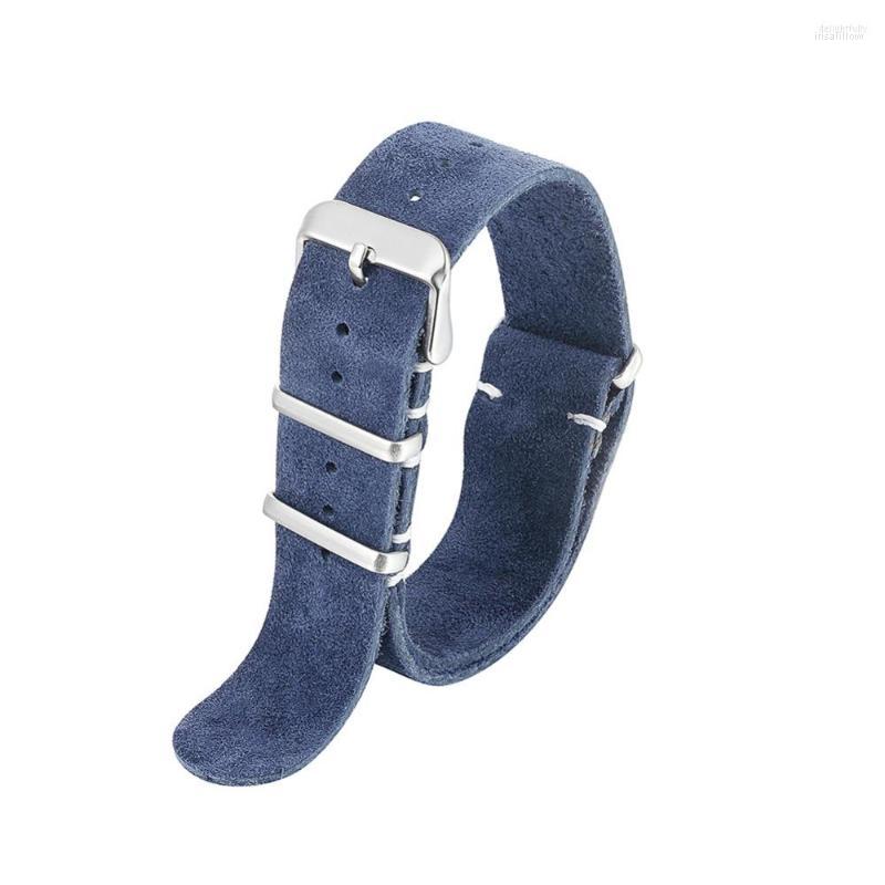 

Watch Bands Onthelevel 18mm 20mm 22mm 24mm Genuine Leather Suede Watchband Strap Long Style Special&Classical