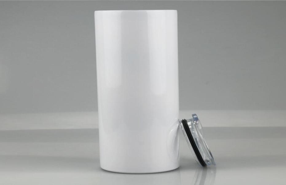 

20oz Blank Sublimation Straight Tumblers Stainless Steel Heat Transfer Mugs With Lid and Plastic Straw9683007