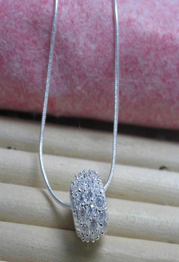 

Whole Retail lowest Christmas gift 925 silver fashion Jewelry Necklace N889739310
