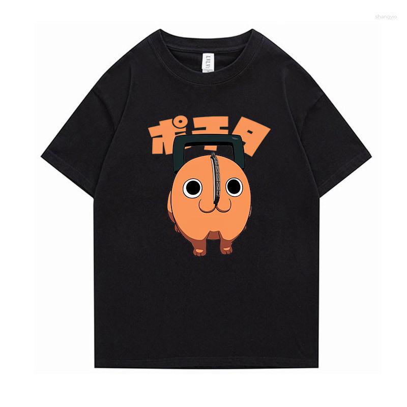 

Men's T Shirts Cotton Chainsaw Man Porchitta Day Short Sleeve T-shirt For Men And Women Oversized Shirt Streetwear TEE TOPS