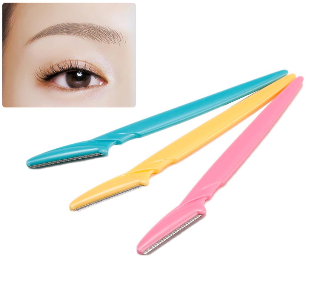 

Eyebrow Knife Eyebrow Razor Facial Remover Shaver Makeup EyeBrow Epilator Sourcil Facial Hair Removal Blades Brow Trimmer RRA24945234822, Black