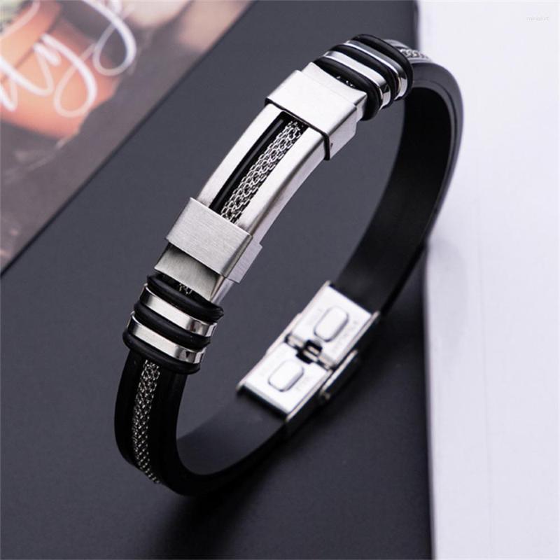 

Bangle Bracelet European And American Retro Stainless Steel Boys Titanium Men's
