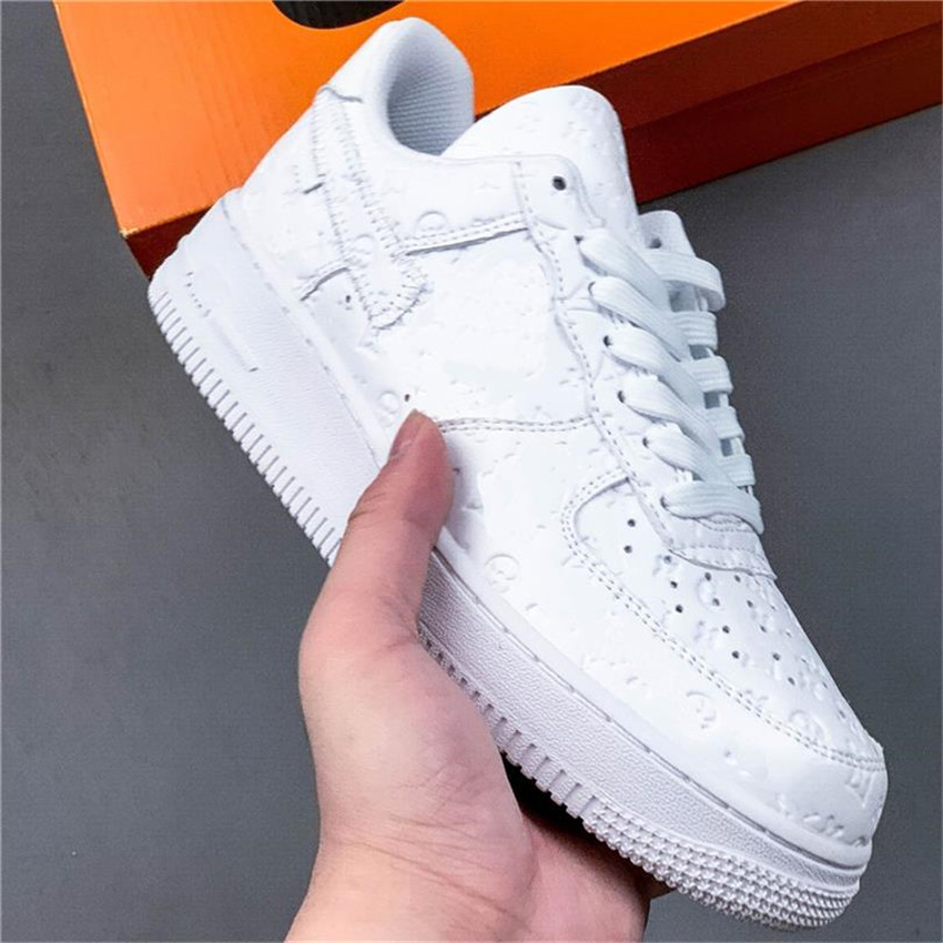 

Casual Shoes Designer Airforces Low Mens Women 1 One Triple White Black Red Utility Shadow 1s Outdoor Sports Designer Sneakers Size 36 45, #7
