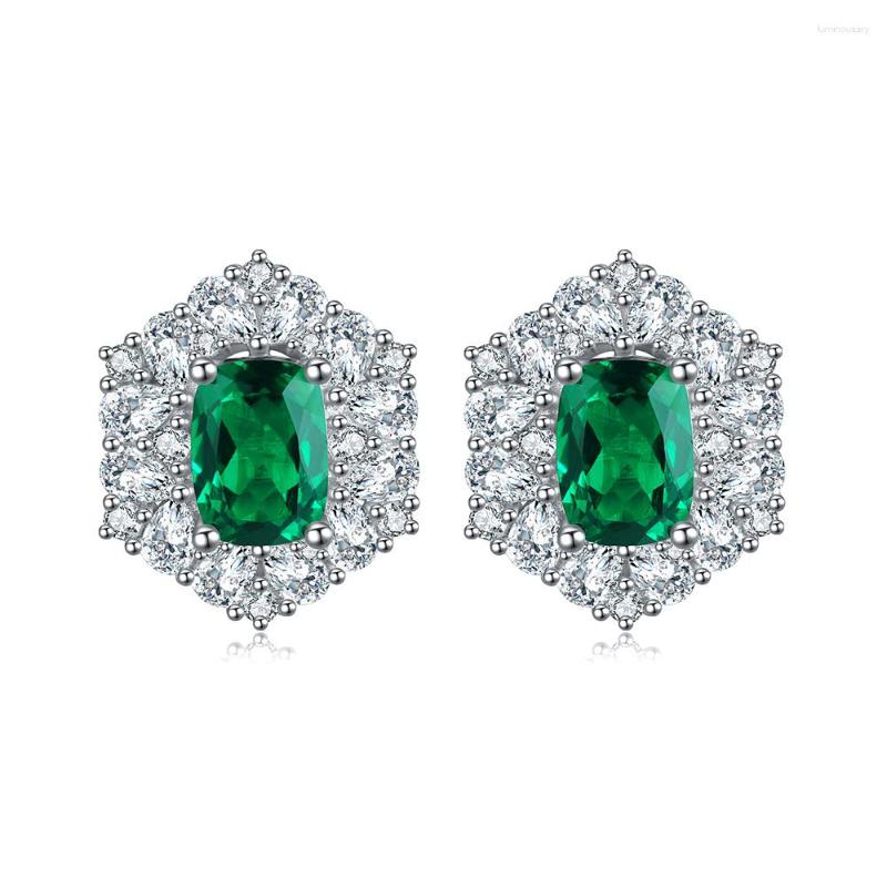 

Stud Earrings 2023 Fashion Earring Lab Grown Emerald 925 Sterling Silver Jewelry